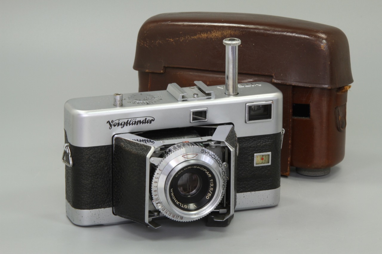 フォクトレンダー VITESSA カラースコパー 50mm/3.5 革ケース付