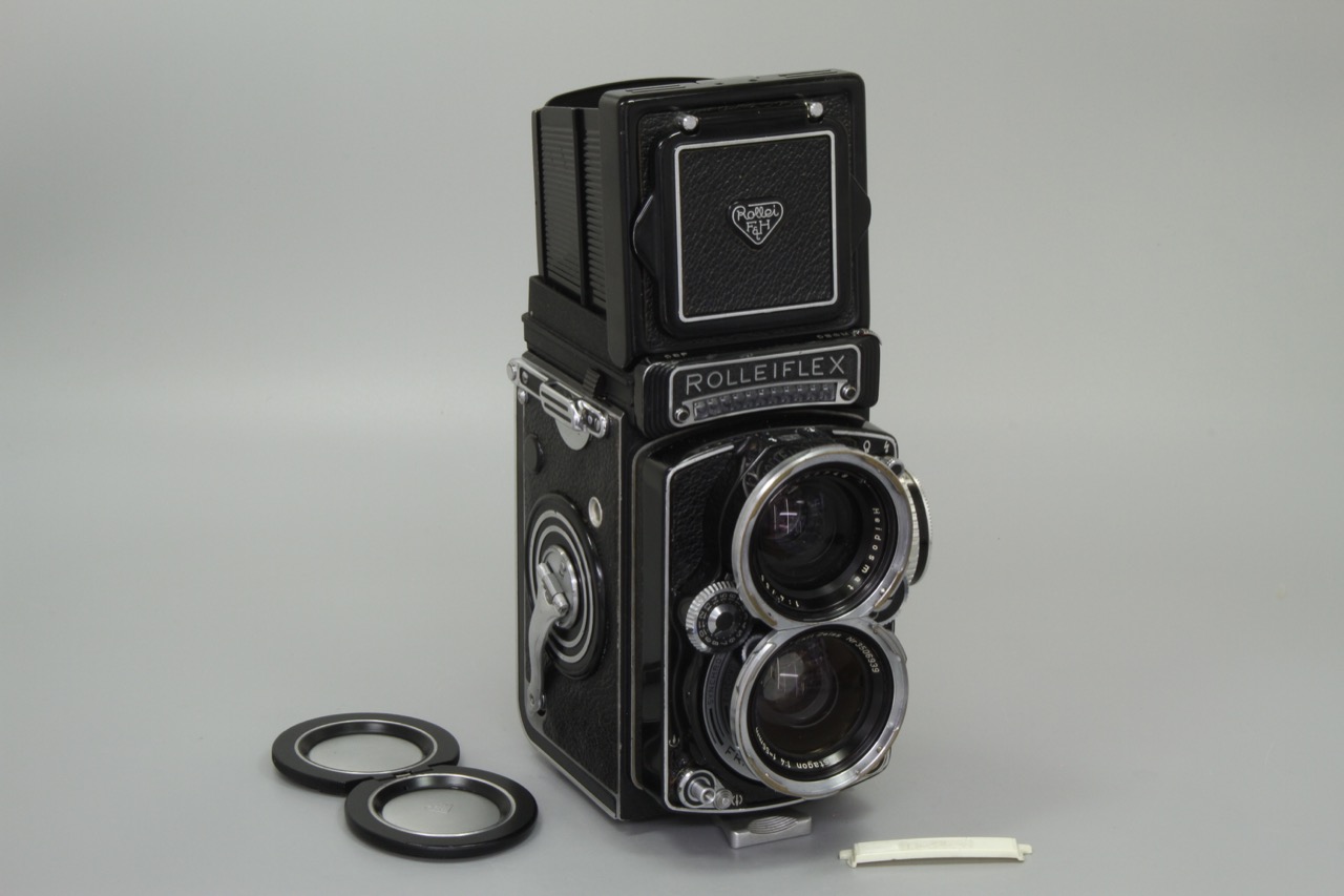 ローライ WIDE ROLLEIFLEX Distagon 55mm/4 メタルキャップ, ディフューザー付 OH済