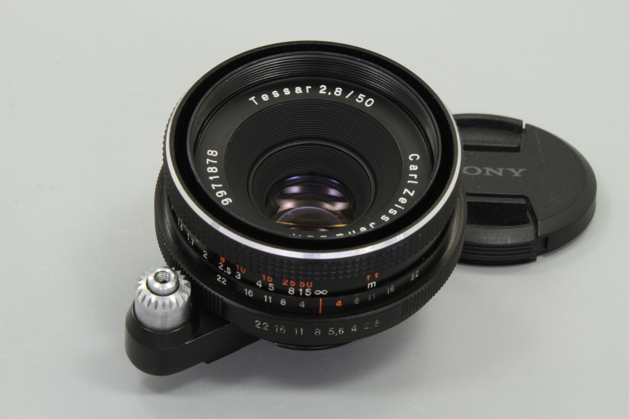 Zeiss Jena Tessar テッサー 50mm/2.8 ブラック （エキザクタ）