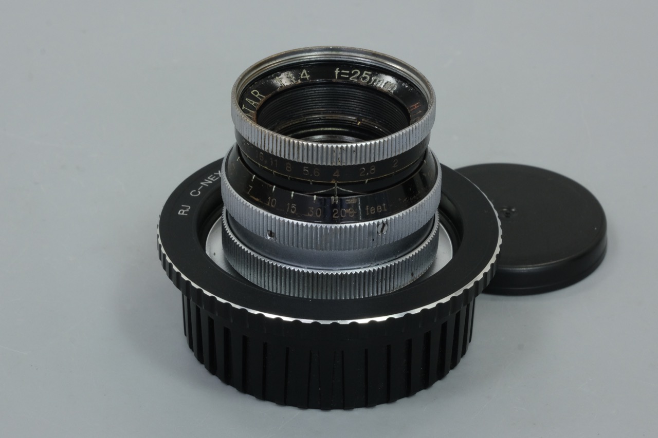 Kern-Paillard ケルン スウィター SWITAR M16 RX 25mm/1.4 （Cマウント） + NEXマウントアダプター OH済